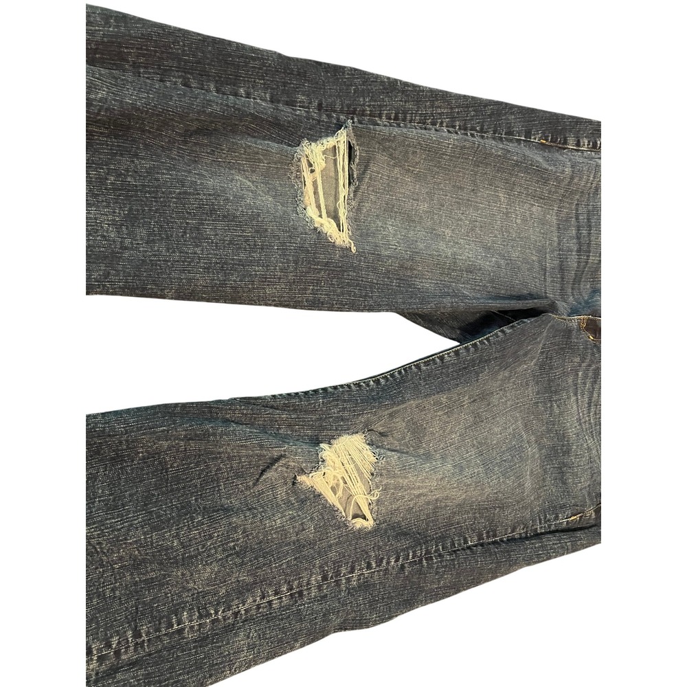 Torrid Perfect Wide Leg Vintage Stretch Distressed Jeans Dark Wash Plus Size 20R - Picture 2 of 6
